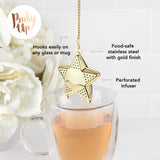 Star Tea Infuser in Gold