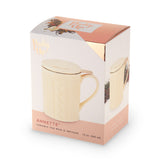 Annette Knit Ceramic Tea Infuser Mug