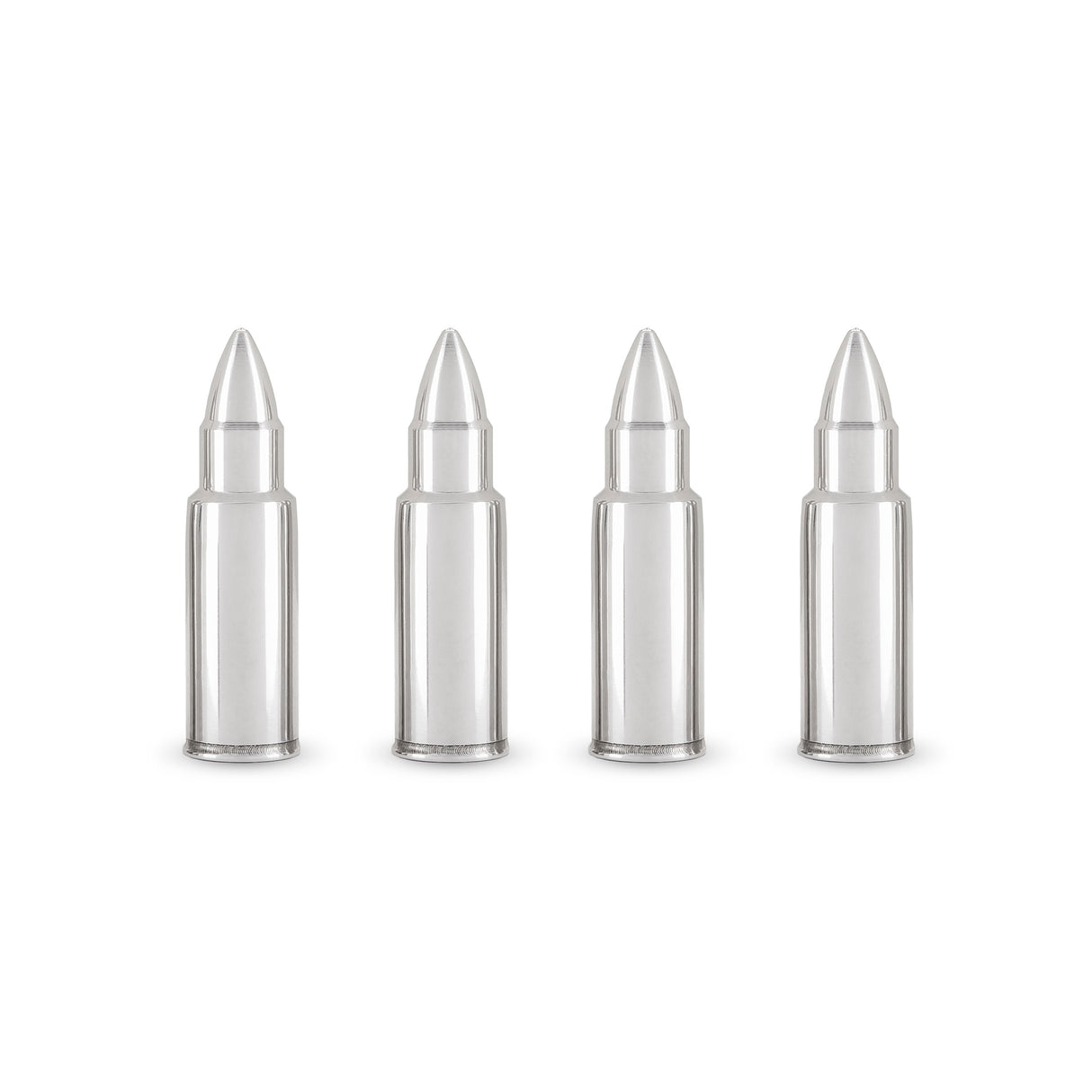 Stainless Steel Bullet Glacier Rocks, Set of 4