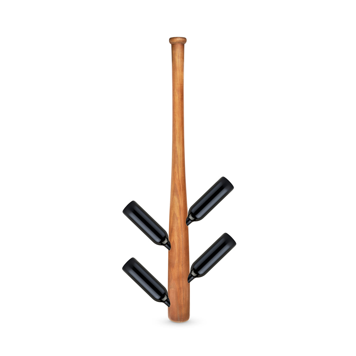 Baseball Bat 4-Bottle Wine Rack