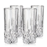 Admiral Crystal Highball Glasses, Set of 4