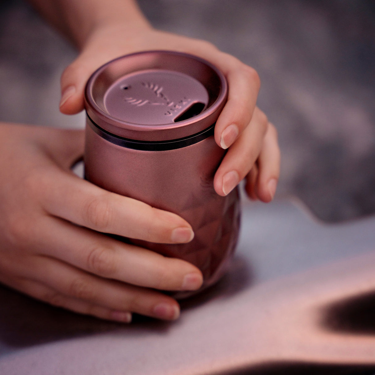 Paragon Stainless Steel Wine Tumbler in Vintage Rose