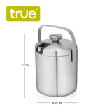 Double Walled Stainless Steel Ice Bucket with Tongs