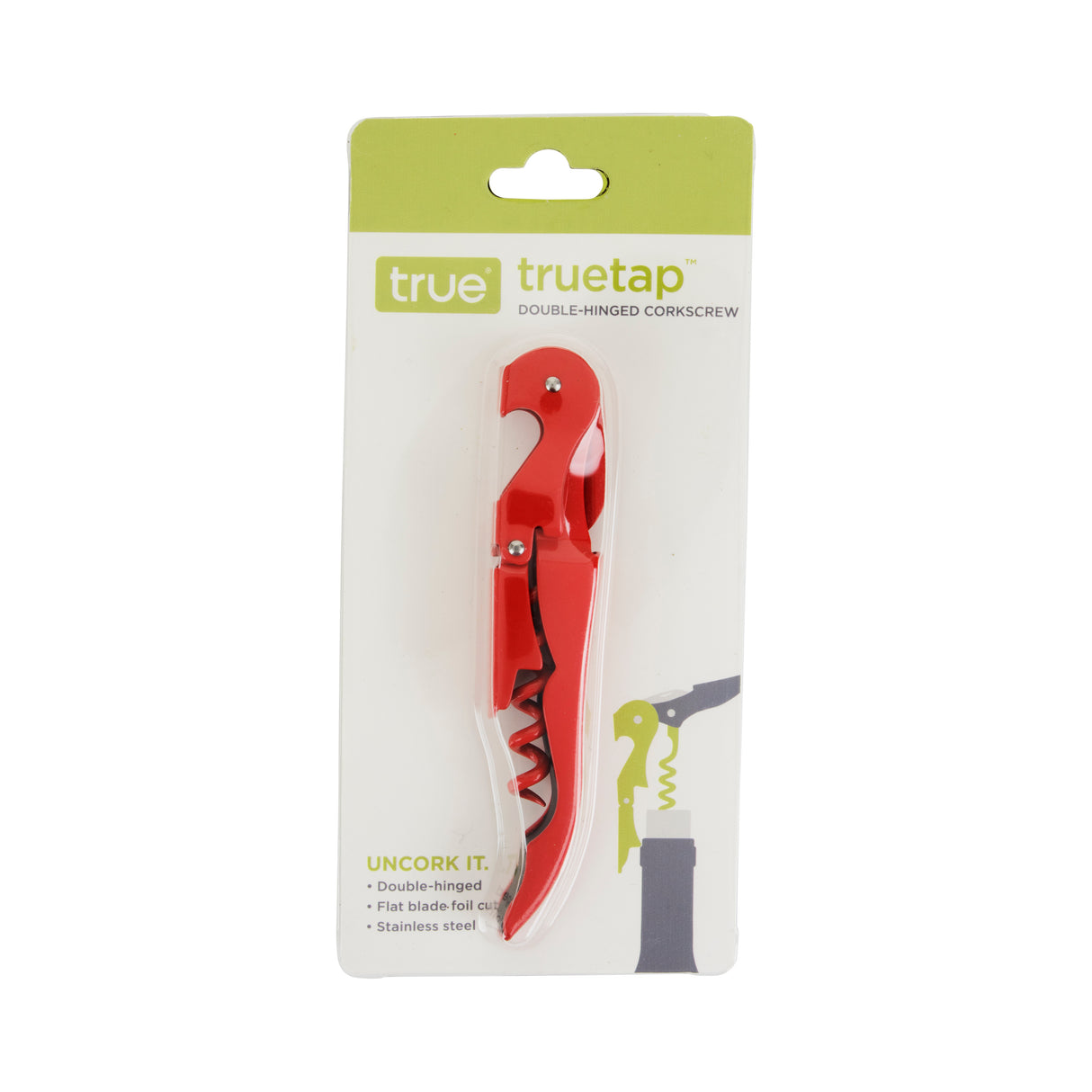 Truetap Waiter's Corkscrew in Full Red