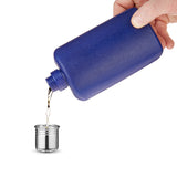 Rogue 10 oz Plastic Flask in Assorted Blue & Black