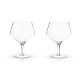 Raye Crystal Angled Gin & Tonic Glasses, Set of 2