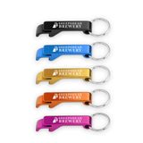 Straight Key Chain Bottle Opener in Assorted Colors