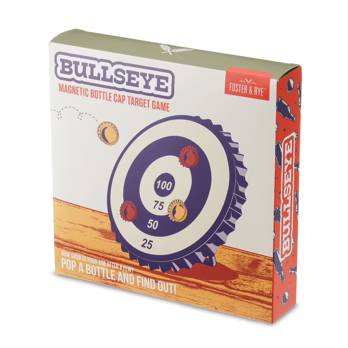 Bullseye Bottle Cap Game