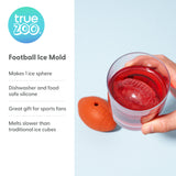 TrueZoo Football Silicone Ice Mold, CDU 12ct