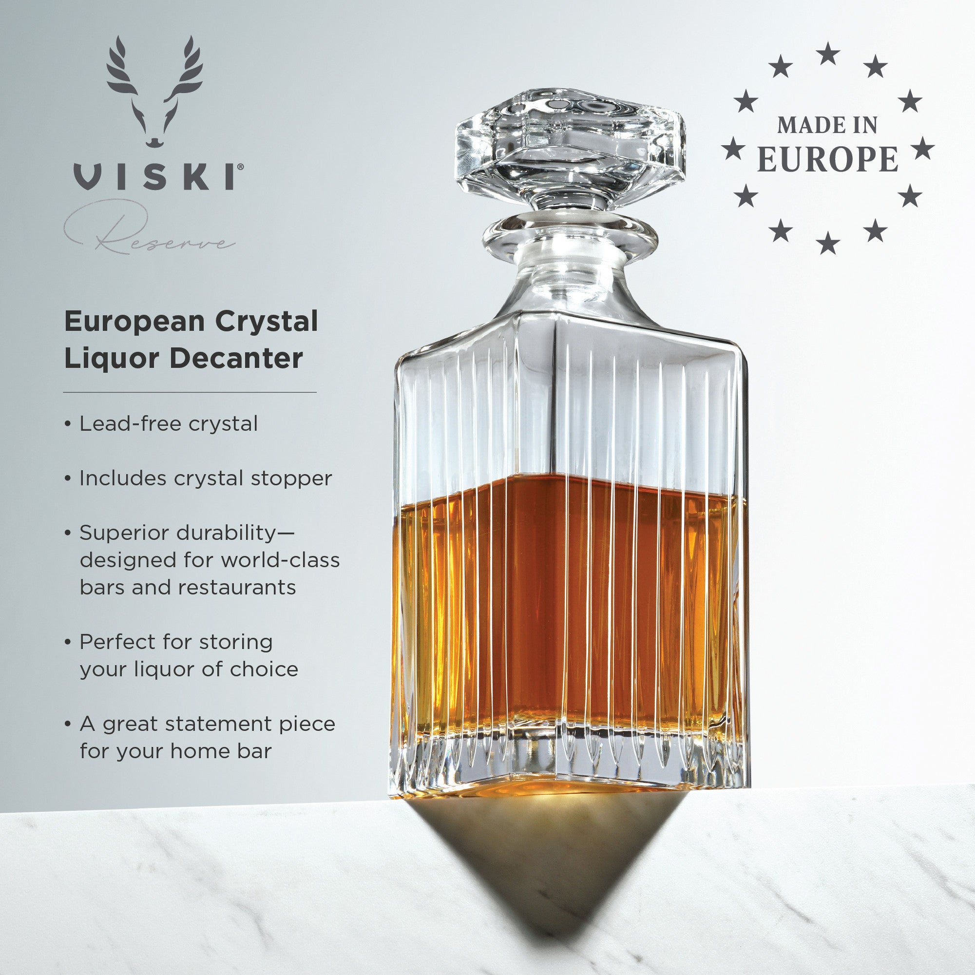Reserve Crystal Liquor Decanter - Thumbnail 4