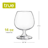 Snifter 14 oz Tasting Glasses, Set of 4