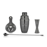 Warren 4-Piece Barware Set in Gunmetal