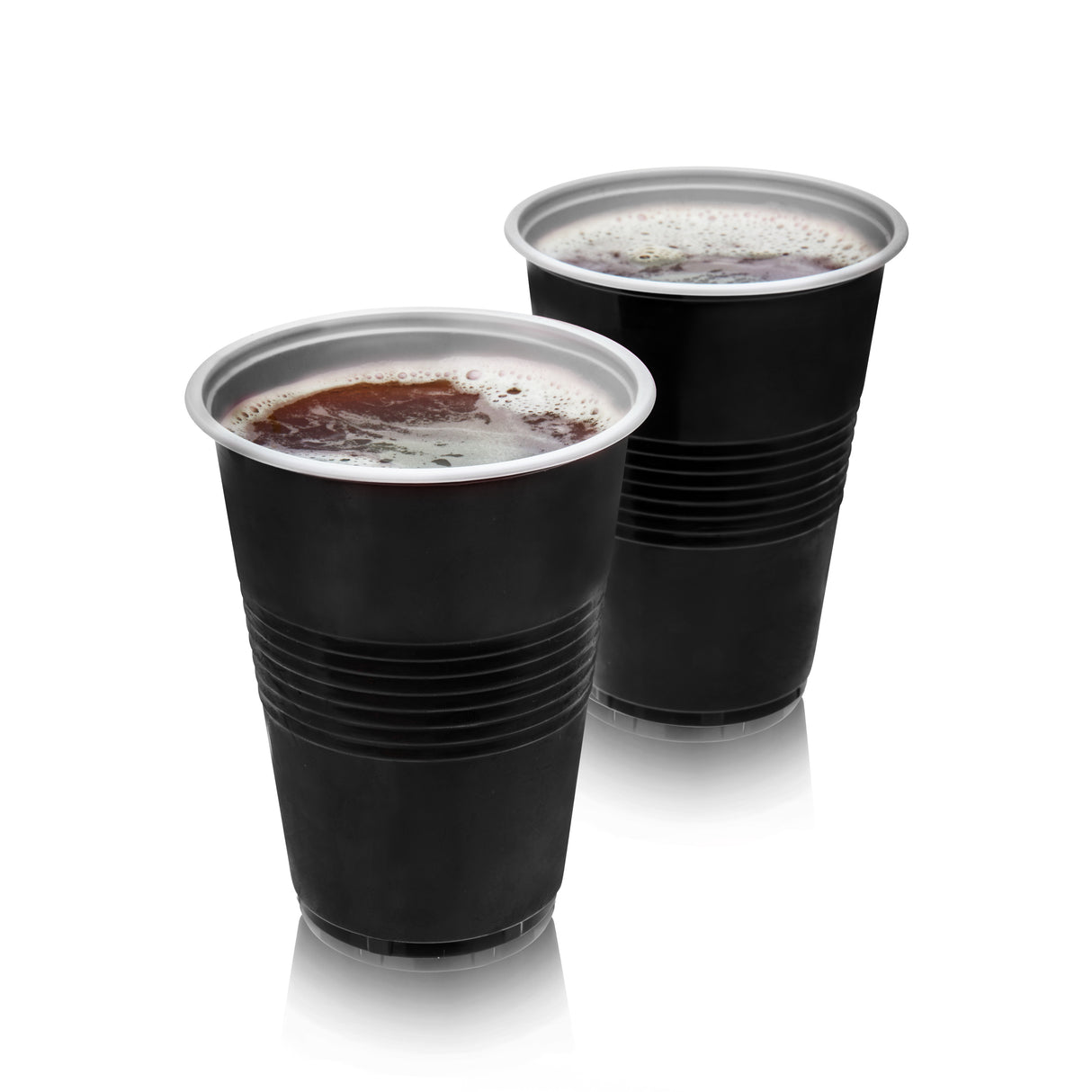 Party 16 oz Plastic Cups in Black, 50ct