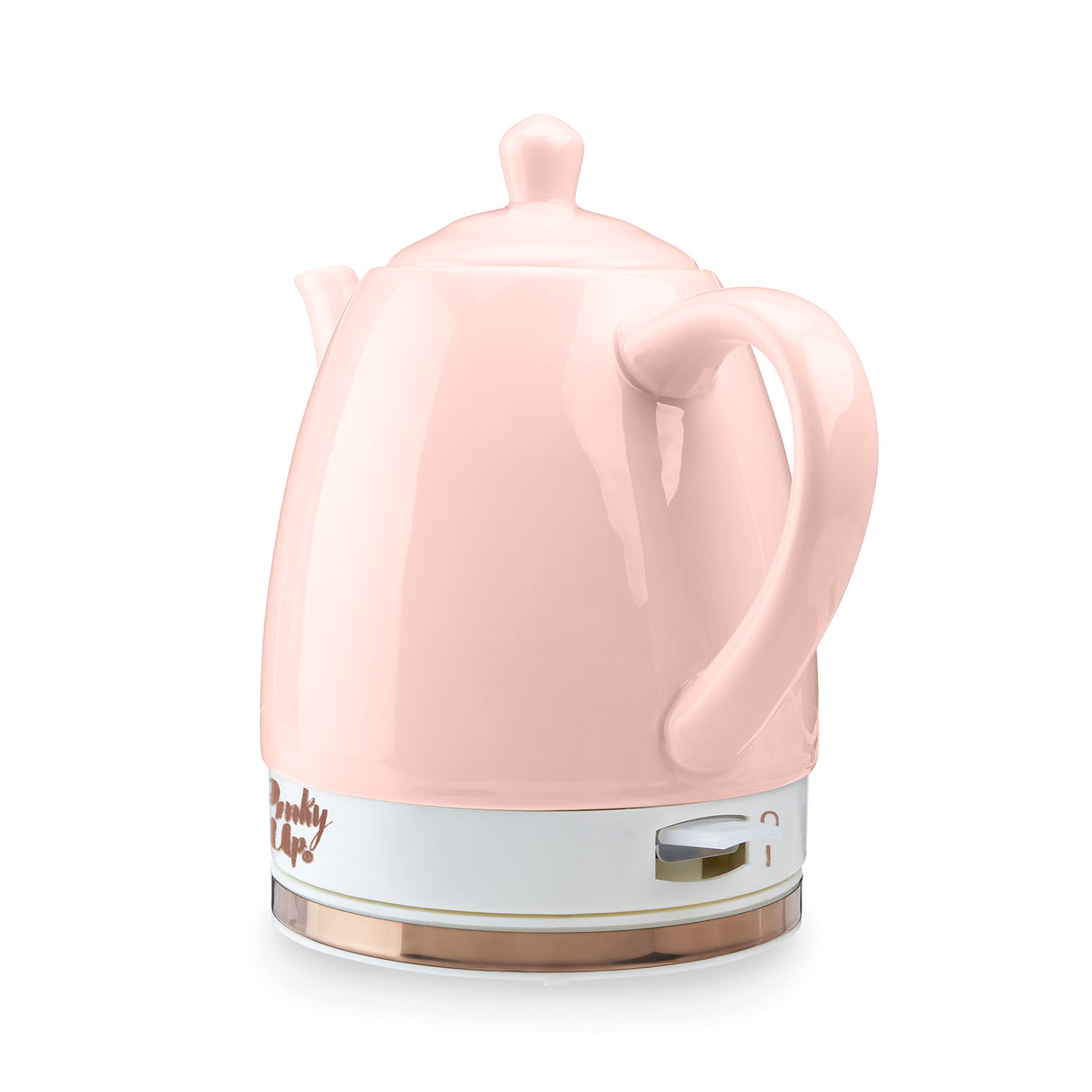 Noelle Ceramic Electric Tea Kettle in Pink