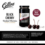Stemmed Black Cherries, 11 oz