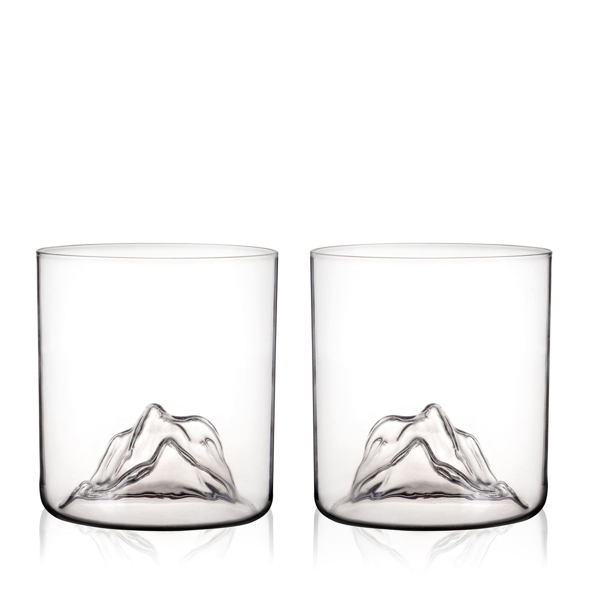 Mountain Crystal Tumblers, Set of 2