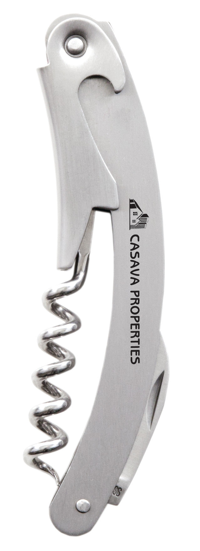 Curve Waiter's Corkscrew in Stainless Steel, Bulk