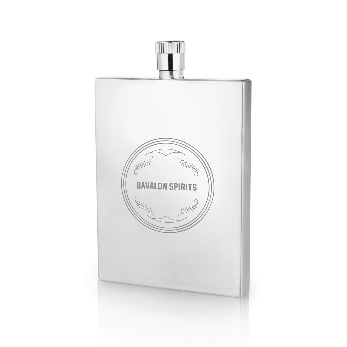 Harrison 2 oz Slim Flask in Stainless Steel