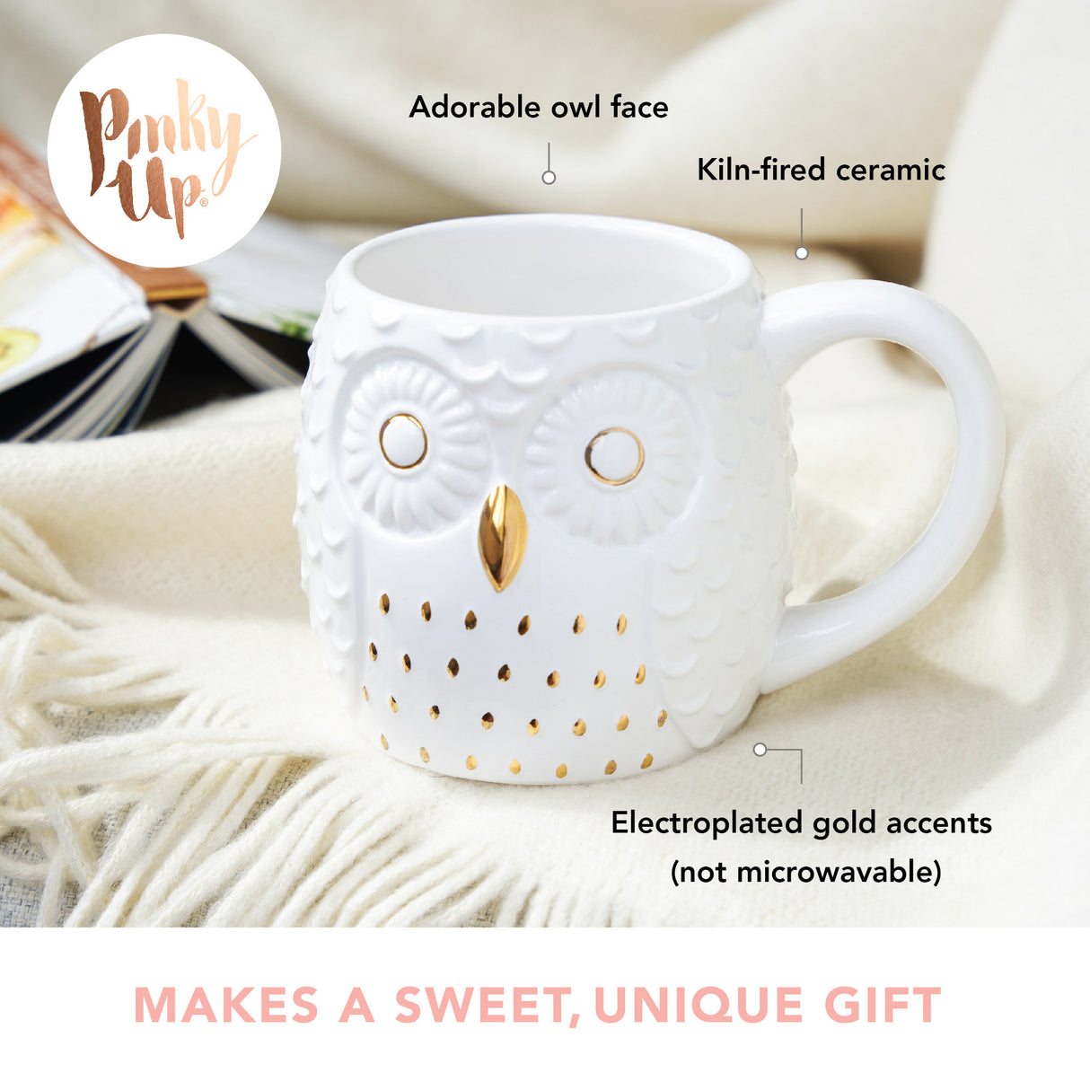 Olivia Ceramic Owl Mug