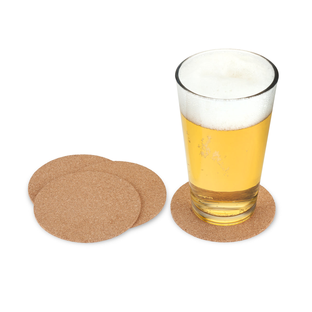 BuoyantTabletop Cork Coasters, Bulk