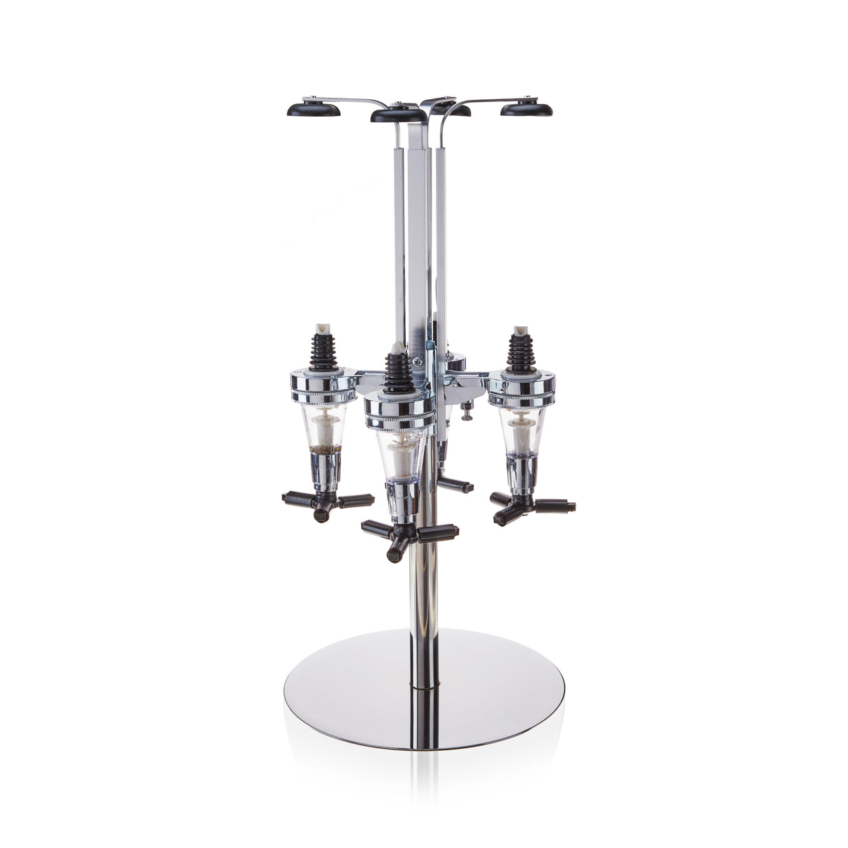 Liquor Tap 4-Bottle Liquor Dispenser Stand