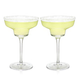 Raye Crystal Angled Margarita Glasses, Set of 2