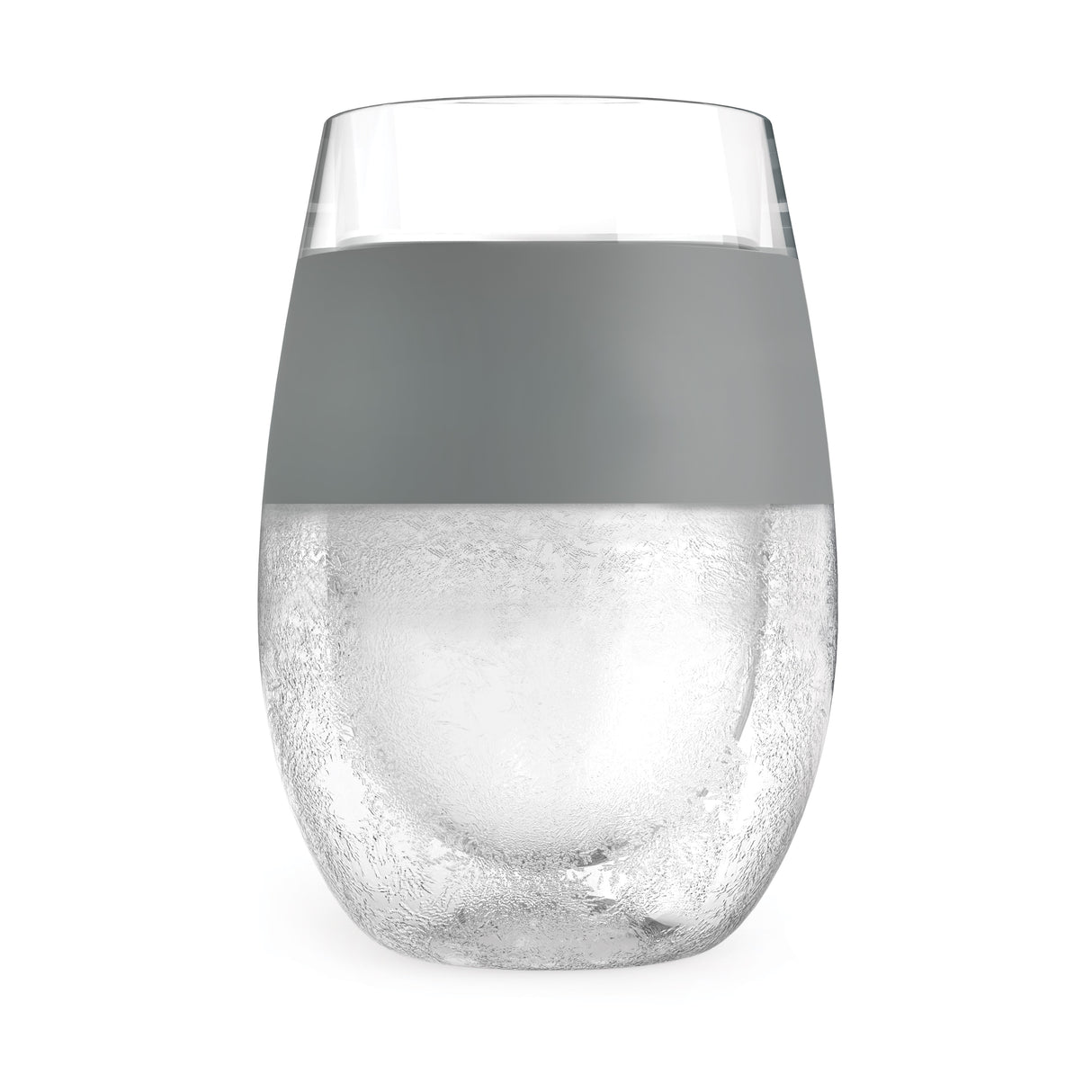 Wine FREEZE Cooling Cup in Gray, Set of 2