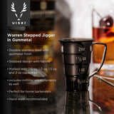 Warren Stepped Jigger in Gunmetal