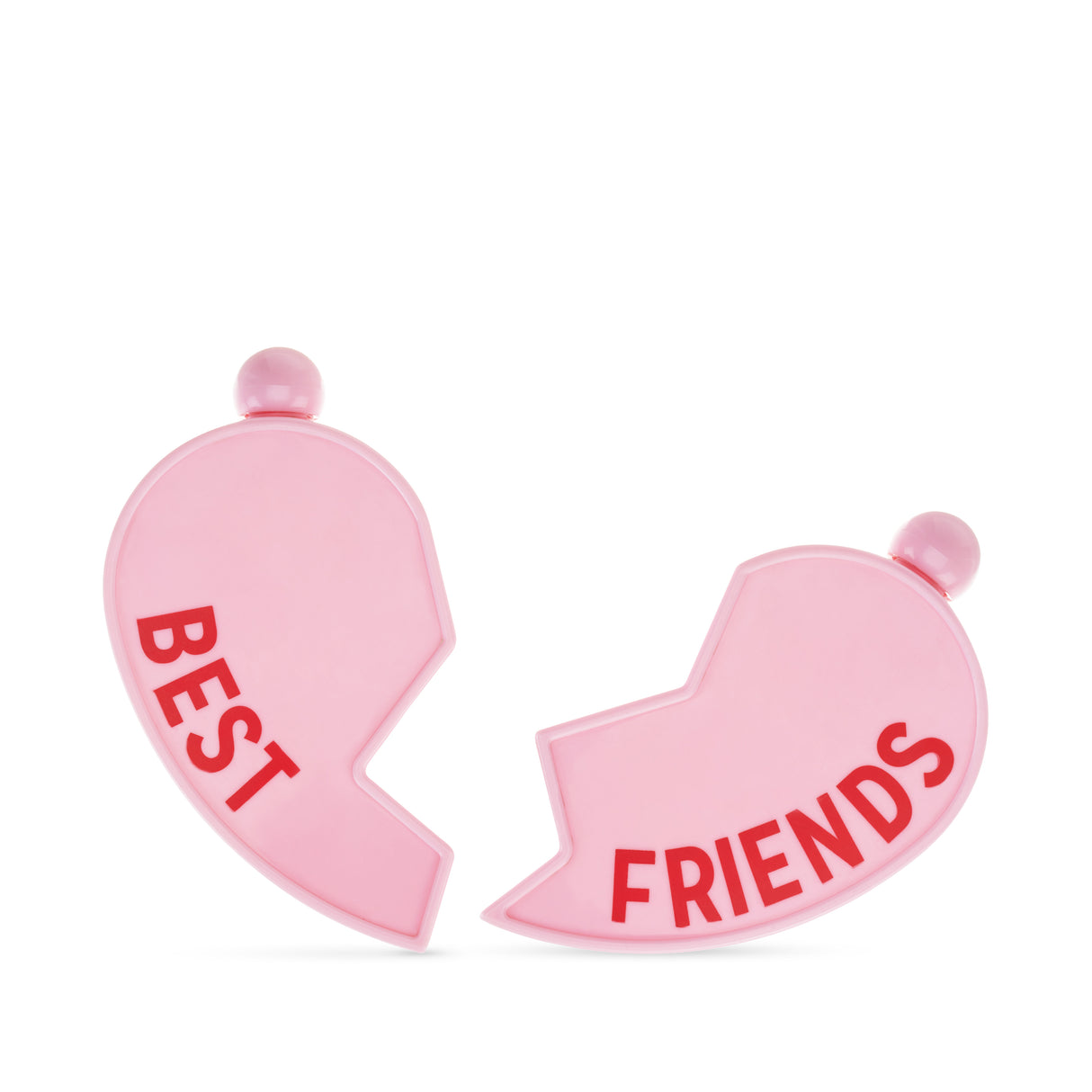 Bestie 3 oz Plastic Flasks, Set of 2