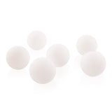 Party Beer Pong Balls in White, Set of 6