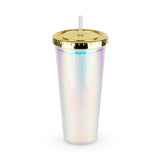 Glam Double Walled Tumbler in Iridescent