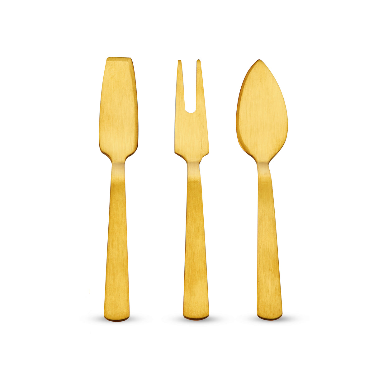 Cheese Knife in Gold, Set of 3