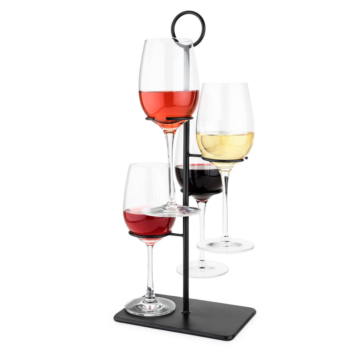 Hover Wine Flight 4-Glass Holder