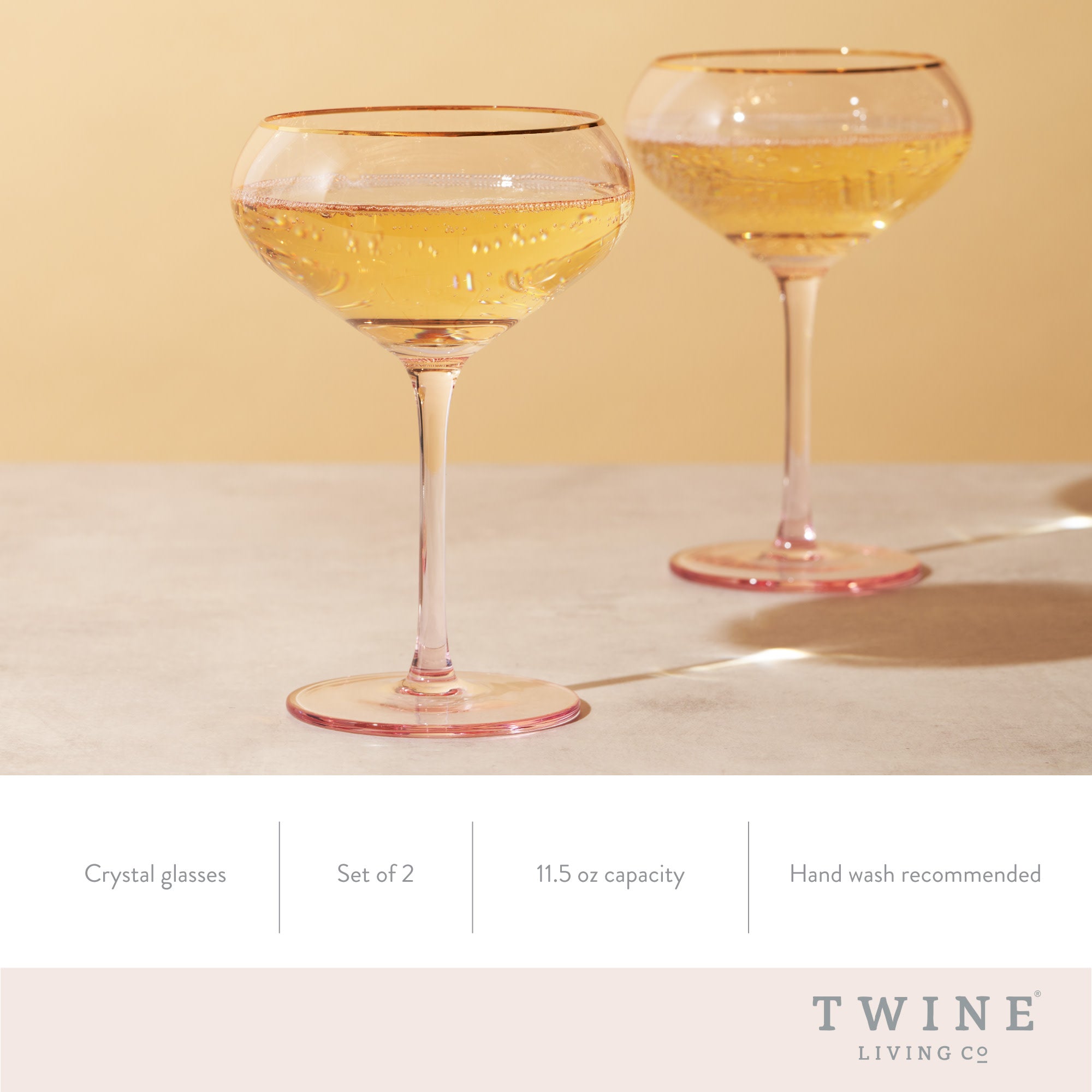Twine Coupe Glasses - Thumbnail 4