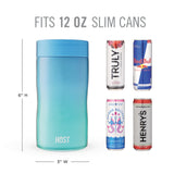 Stay-Chill Slim Can Cooler in Lagoon