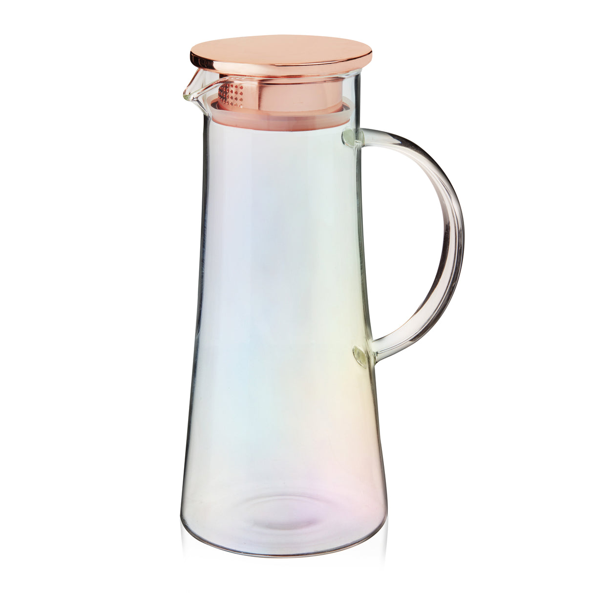 Charlie Iridesent Glass Iced Tea Carafe