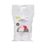 Party Beer Pong Balls in White, Set of 6