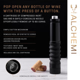 Alchemi CO2 Cork Remover in Black