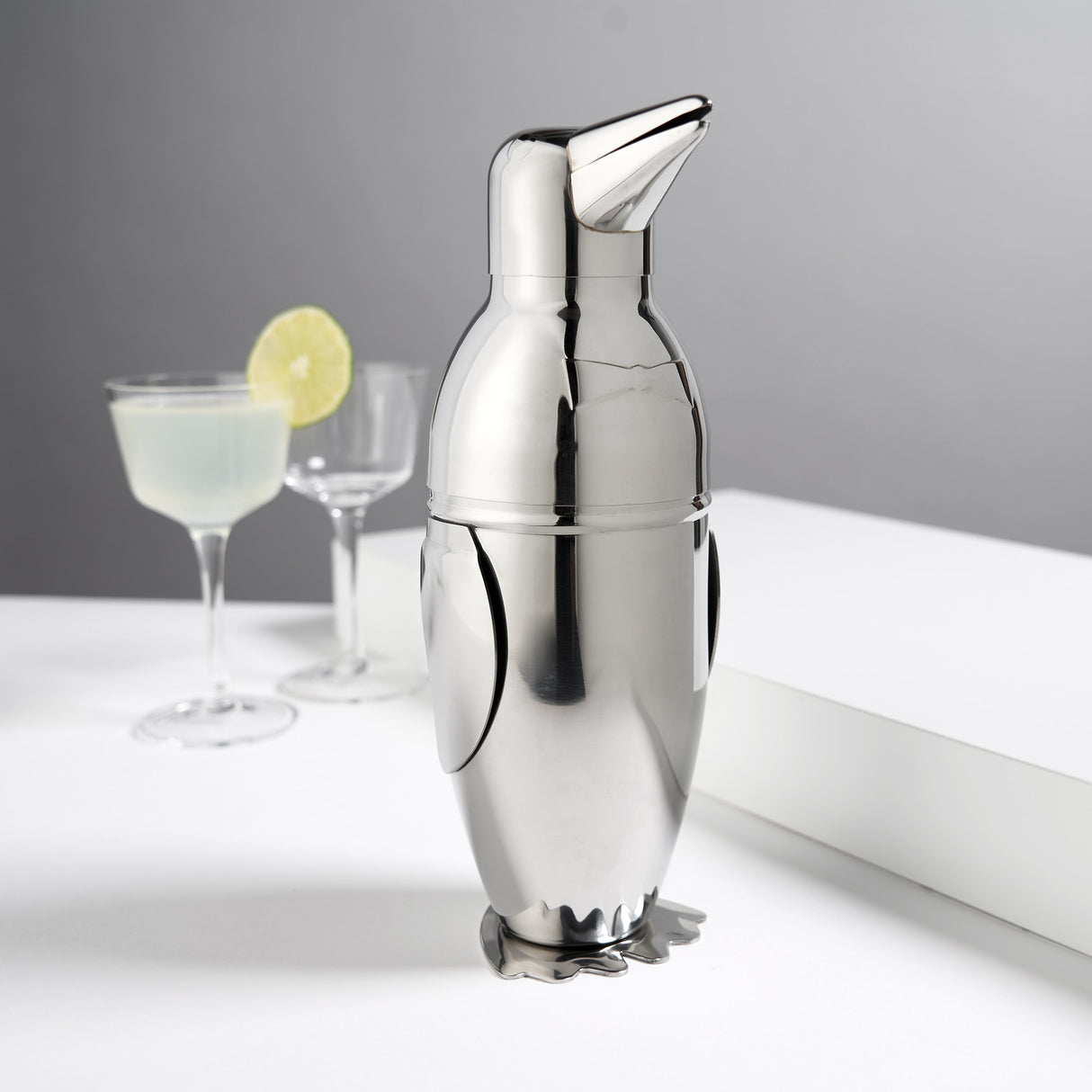 Irving Penguin Cocktail Shaker in Stainless Steel