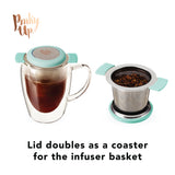 Erin Universal Tea Infuser in Turquoise