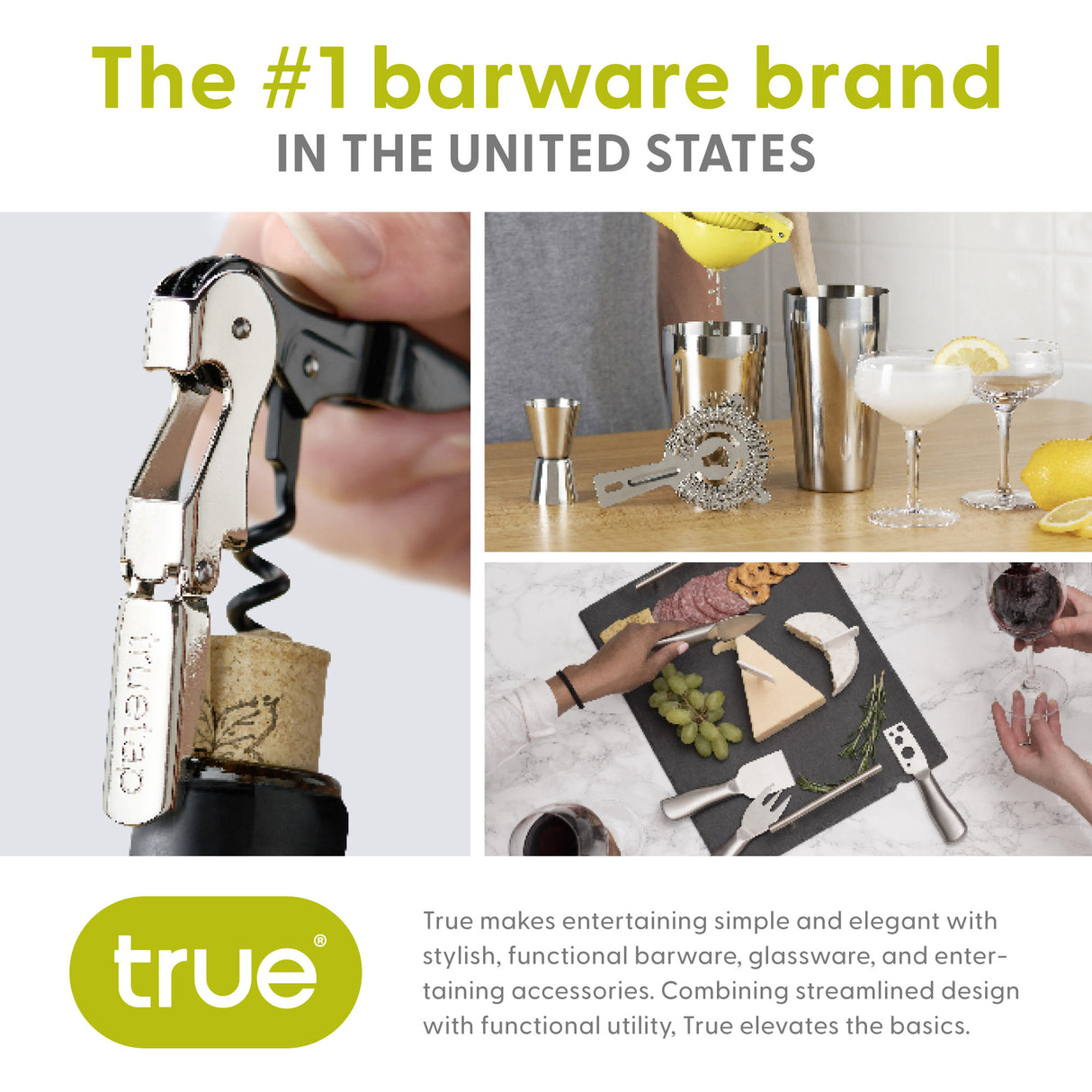 Truetap Waiter's Corkscrew in Lime