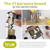 Truetap Waiter's Corkscrew with Straight Blade in Black