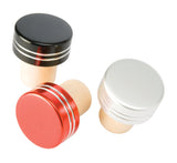 Metallic Top Bottle Stoppers in Assorted Colors, Bulk