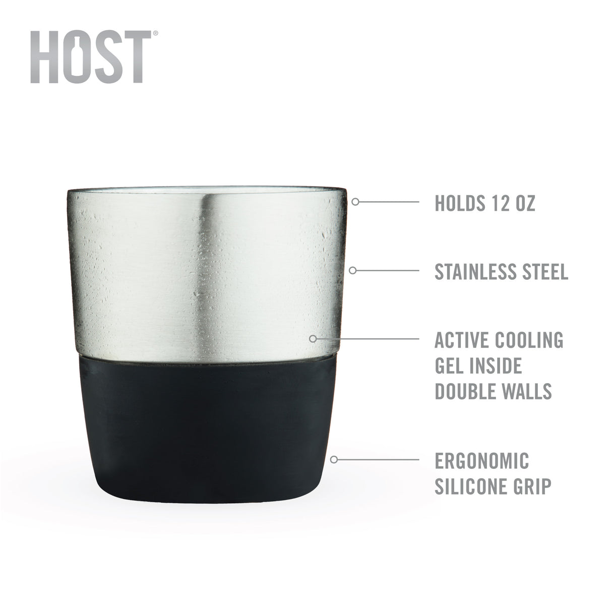 Stainless Steel Whiskey FREEZE Pro Cooling Cup