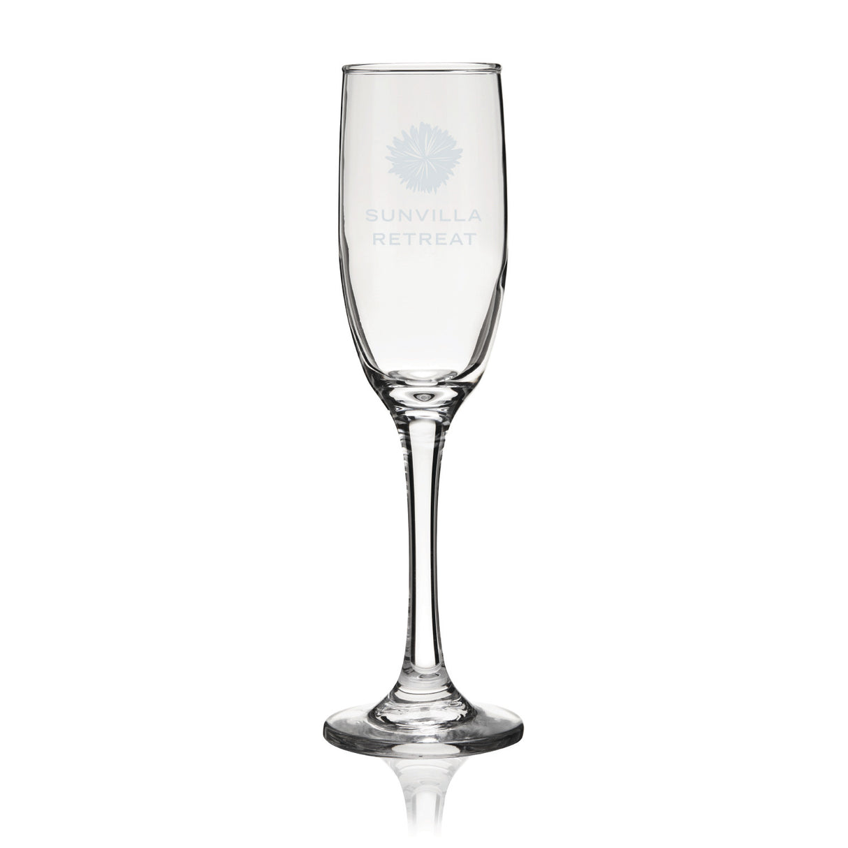 Bubbly Stemmed Champagne Flutes, Set of 6