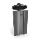 Easy-Fill 6 oz Plastic Flask in Grey