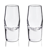 Raye Crystal Heavy Base Shot Glasses, Set of 2
