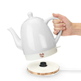 Noelle Ceramic Electric Tea Kettle in Gray