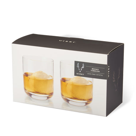 Raye Crystal Whiskey Tumblers, Set of 2