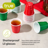 Party 2 oz Lil Jollys Mini Plastic Shot Cups, Set of 20